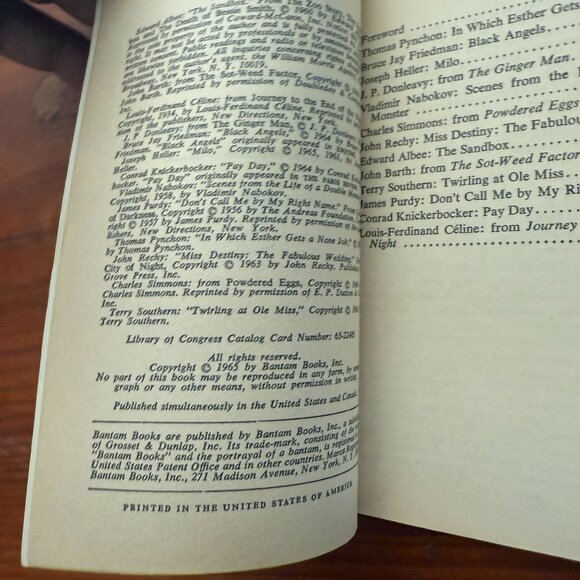 Black Humor Anthology Edited By Bruce Jay Friedman 1965 Paperback - Picture 4 of 4